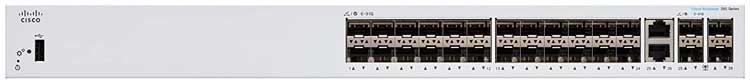 CBS350-24S-4G Cisco Business Switch 24 portas SFP e 2x Uplink