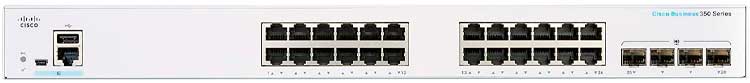 CBS350-24T-4G Cisco Business Switch 24 portas LAN 4 SFP