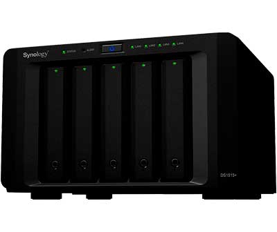 DS1515+ 40TB Synology - Storage NAS 5 Baias DiskStation SATA