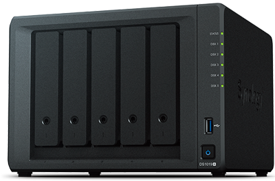 DS1019+ Synology - Storage NAS 5 baias SATA 70TB