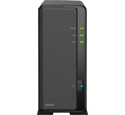 DS124 Synology DiskStation - Storage NAS 1 Bay p/ HDD SATA