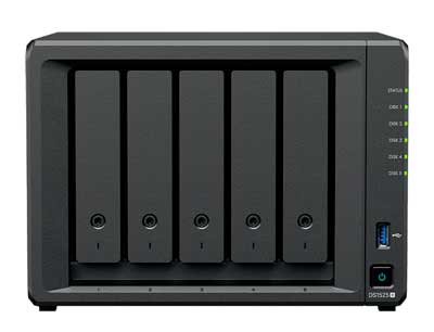 DS1525+ Synology DiskStation - Storage NAS 5 Bay p/ HDD SATA/NVMe