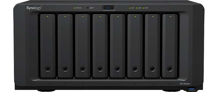 DS1823xs+ Synology DiskStation - Storage NAS 8 Bay p/ HDD SATA/NVMe