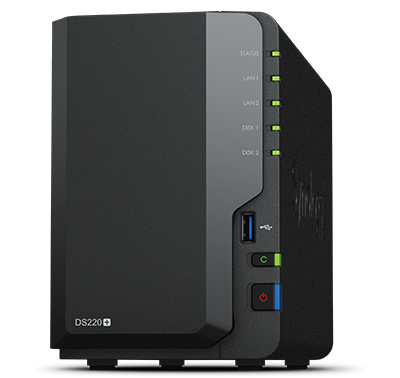 DS220+ Synology Diskstation Storage NAS 2 Baias