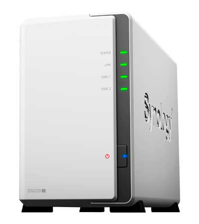 Synology DS220j DiskStation - Storage NAS 2 Baias HDD/SSD SATA