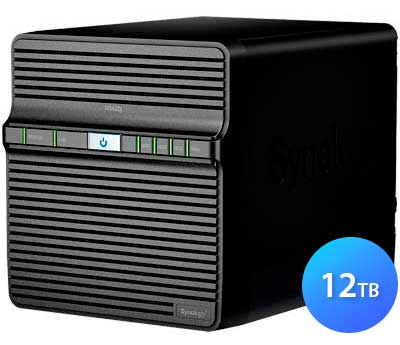 DS420j 12TB Synology Diskstation - Storage NAS 4 Baias SATA