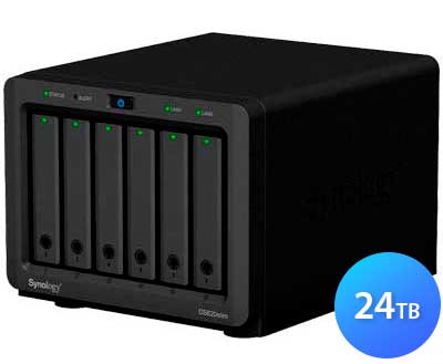 DS620slim Synology DiskStation - Storage NAS 6 Baias SATA