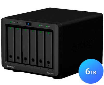 DS620slim Synology DiskStation - Storage NAS 6 Baias SATA