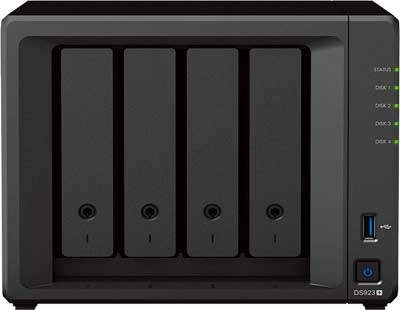 DS923+ DiskStation Synology - Storage NAS 4 Bay p/ HDD SATA/NVMe