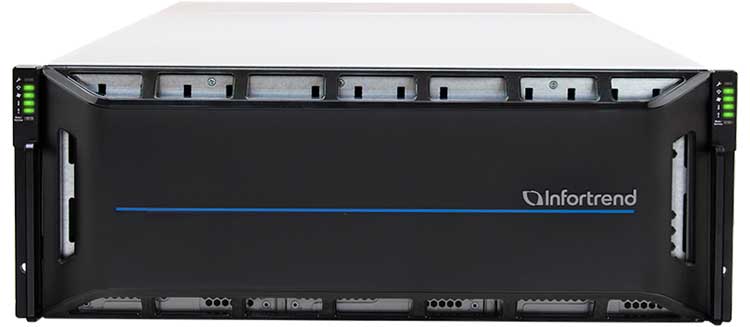 EonStor CS 3060D Infortrend - 4U Dual Controller NAS 60 Bay p/ HDD SAS/SATA