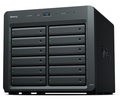 Synology DX1215 – Unità Di Espansione NAS 12 Bay, Nero, Per Aumentare La Capacità Di Archiviazione