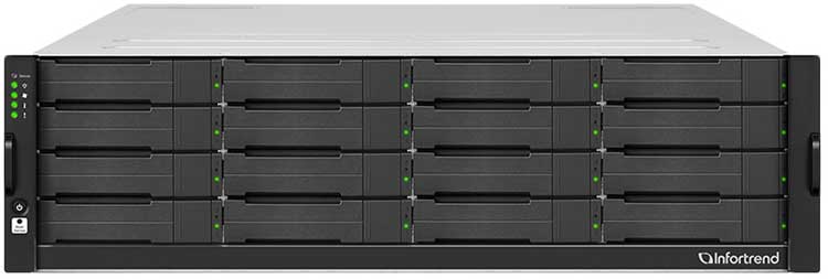 EonServ 5016G2 Infortrend - Highly Integrated Storage 16 Bay SAS/SATA