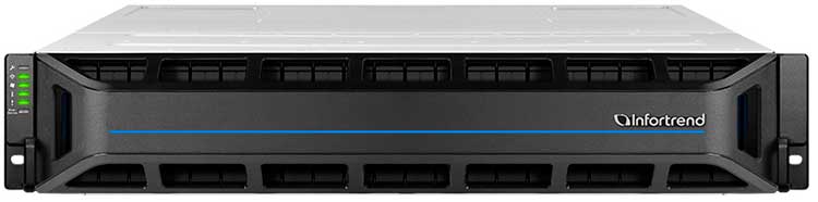 EonStor GS3024UR Infortrend - 2U Unified Storage 24 Bay U.2 NVMe/SSD