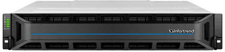 EonStor GS4024UR Infortrend - 2U Unified Storage 24 Bay U.2 NVMe/SSD