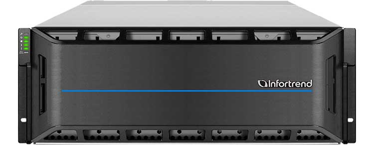 EonStor GSE3040T3C G3 Infortrend - Unified Storage 40 Bay p/ HDD SAS/NVMe