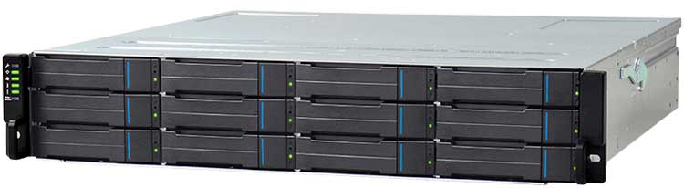 GS 1012 Gen2 Infortrend - Storage NAS 12 Bay p/ HDD SATA/SAS