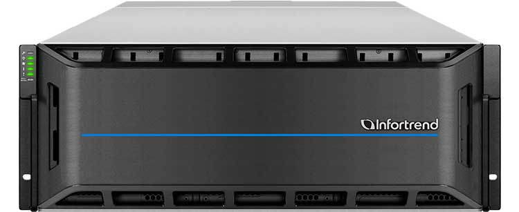 EonStor GSE3060T3C G3 Infortrend - Unified Storage 60 Bay p/ HDD SAS/NVMe