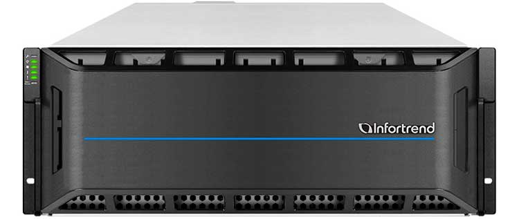 EonStor GSE3090T3C G3 Infortrend - Unified Storage 90 Bay p/ HDD SAS/NVMe