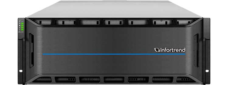 EonStor GSE40603C G3 Infortrend - Unified Storage 60 Bay p/ HDD SAS/NVMe