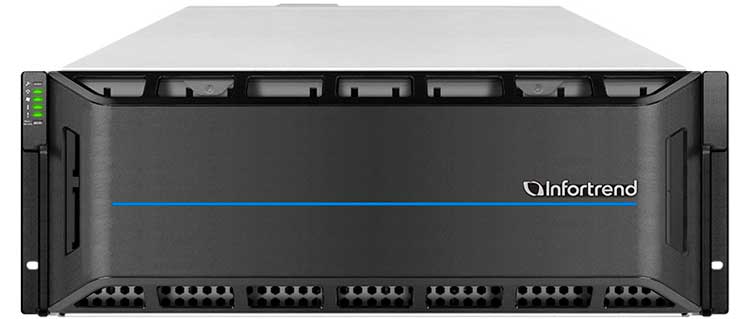 EonStor GSE40903C G3 Infortrend - Unified Storage 90 Bay p/ HDD SAS/NVMe