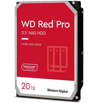 WD201KFGX WD - HD Interno 20TB SATA 6Gb/s 7.200 RPM Red Pro