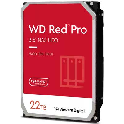 WD221KFGX WD - HD Interno 22TB SATA 6Gb/s 7.200 RPM Red Pro