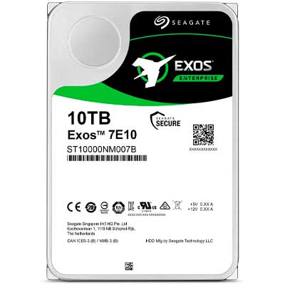 ST10000NM007B Seagate - HD Exos 7E10 10TB Enterprise 7200 rpm SAS