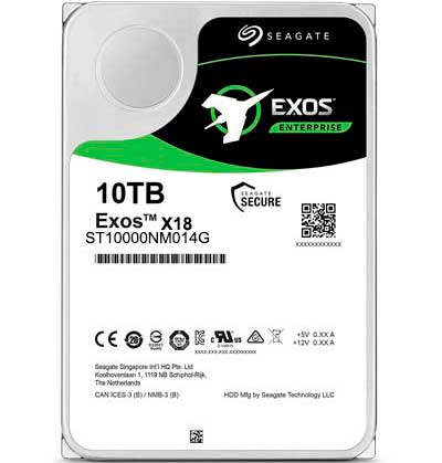 ST10000NM014G Seagate - HD Interno 10TB SAS Exos X18