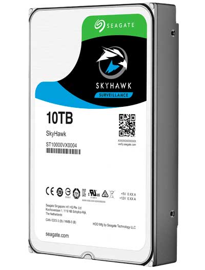 ST10000VX0004 Seagate SkyHawk - HD surveillance 10TB 7200rpm SATA III
