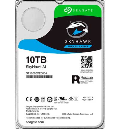 ST10000VE0004 Seagate - HD SATA 10TB SkyHawk AI