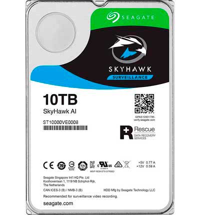 ST10000VE0008 Seagate - HD SATA 10TB SkyHawk AI