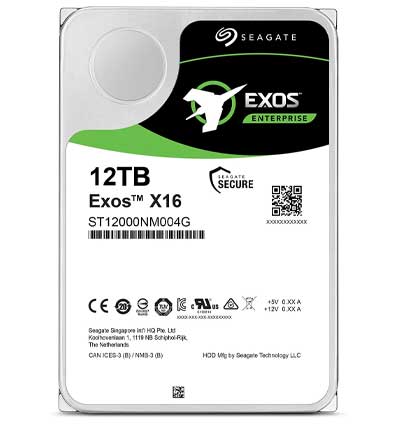 ST12000NM004G Seagate - HD Enterprise Exos X16 12TB SAS