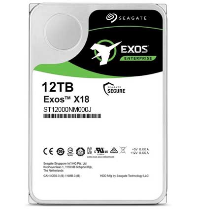 ST12000NM000J Seagate - HD 12TB Enterprise SATA 6Gb/s Exos X18