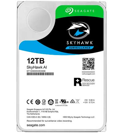 ST12000VE0008 Seagate - HD SATA 12TB SkyHawk AI