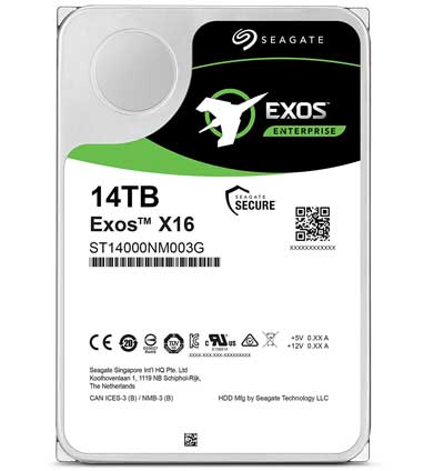 ST14000NM003G Seagate - HD Enterprise Exos X16 14TB SATA