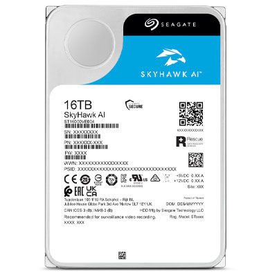 ST16000VE004 Seagate - HD interno SATA 16TB SkyHawk AI