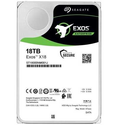 ST18000NM001J Seagate - HD 18TB SATA Exos X18