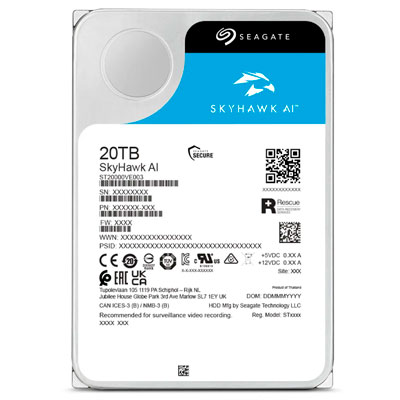 ST20000VE003 Seagate - HD interno SATA 20TB SkyHawk AI