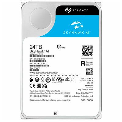 ST24000VE002 Seagate - HD interno SATA 24TB SkyHawk AI