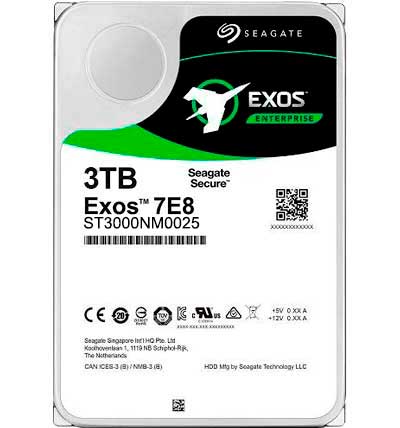 ST3000NM0025 Seagate - HD Exos 7E8 3TB 7200 rpm Enterprise SATA