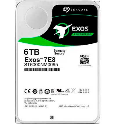 ST6000NM0095 Seagate - HD 6TB Enterprise Exos 7E8 7200 rpm SATA