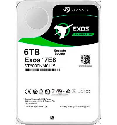 ST6000NM0115 Seagate - HD 6TB Enterprise Exos 7E8 7200 rpm SATA