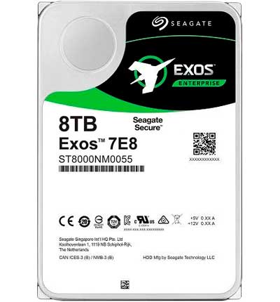 ST8000NM0055 Seagate - HD 8TB Enterprise Exos 7E8 7200 rpm SATA