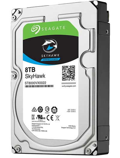 Seagate ST8000VX0022 - HD 8TB SATA 6Gb/s surveillance SkyHawk 