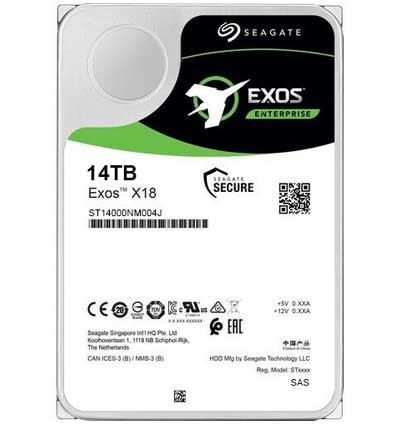 ST14000NM004J Seagate - HD 14TB Enterprise SAS 12Gb/s Exos X18