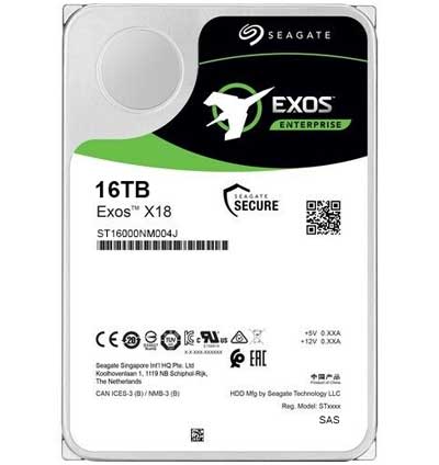 ST16000NM004J Seagate - HD 16TB Enterprise SAS 12Gb/s Exos X18