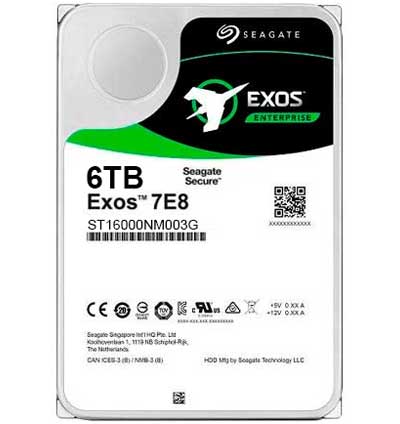 ST6000NM037A Seagate - Hard Disk 6TB Enterprise Exos 7E8 7200 rpm SATA