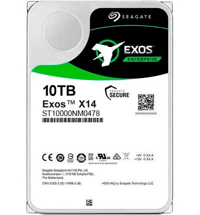 ST10000NM0478 - HD Exos X14 10TB 7200 rpm Enterprise SATA