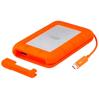 9000488 LaCie Rugged - HD Externo Portátil Thunderbolt e USB3.0 1TB