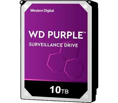 WD101PURP WD - HD Interno 10TB SATA 7.200 RPM Purple Pro p/ CFTV, DVR e NVR